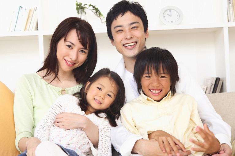 японская семья