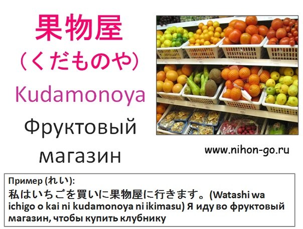 фруктовый магазин