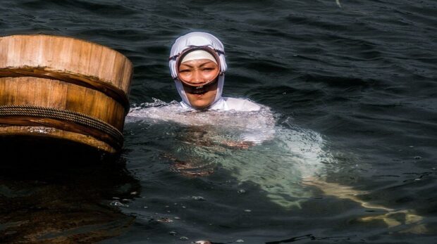 Виды ама: 徒人海女 катидоама