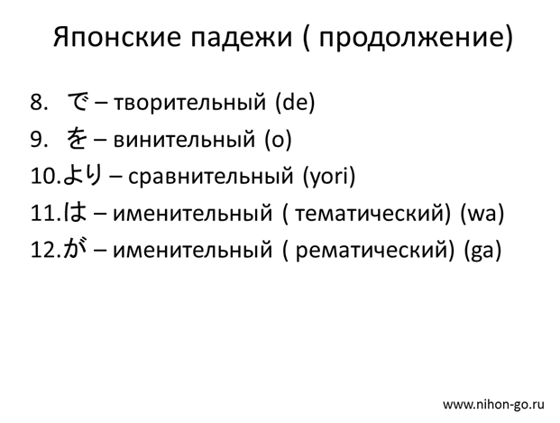 падежи 2