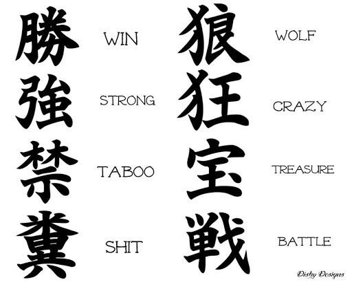 «Собачьи какашки» вместо «сильной воли» и еще 11 эпичных ошибок в татуировках-иероглифах